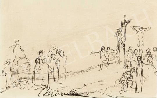  Munkácsy, Mihály - Sketch for the Golgota | 40th Auction auction / 131 Lot