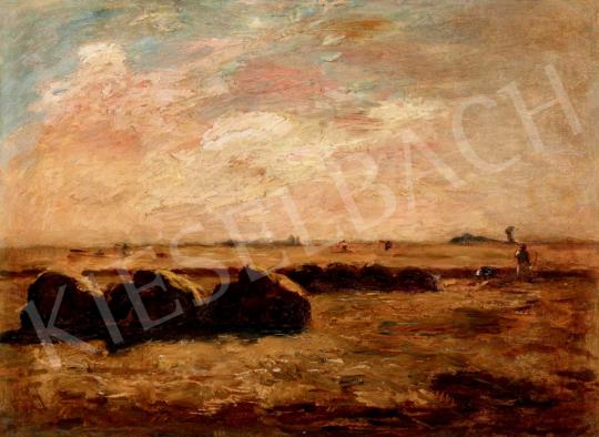  Iványi Grünwald, Béla - Sunset in the Fields | 40th Auction auction / 166 Lot