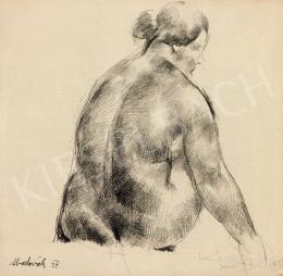 Aba-Novák, Vilmos - Nude Sitting 