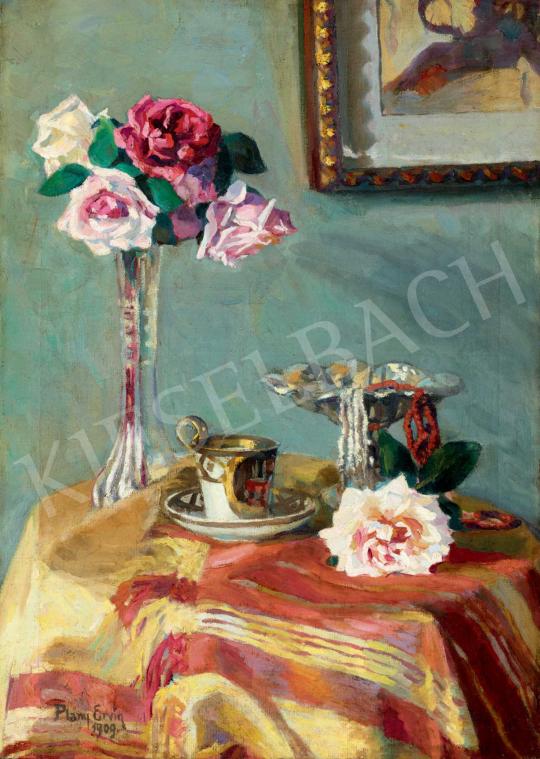  Plány, Ervin - Still-life with Roses | 40th Auction auction / 143 Lot