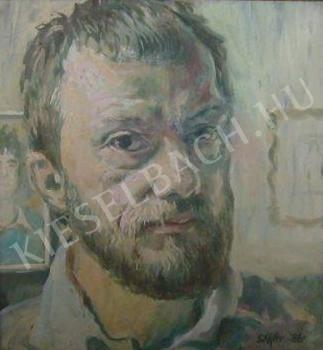 Sáfár Pál - Önarckép festménye
