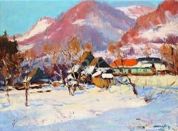 Soltész, Zoltán - Winter landscape with Carpathains (1962)
