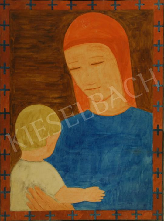  Ferenczy, Noémi - Mother with Child (Madonna) painting