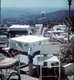 Lajos Hollán - Restaurant at the Svábhegy (Buda Hills) (c. 1940)