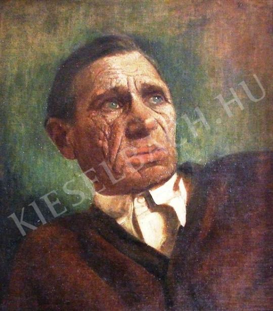 Farkas, György - Portrait of József Egry painting