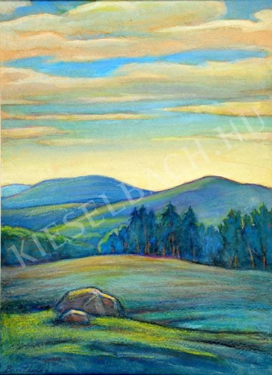 Bars, László - Hills in Zemplén painting