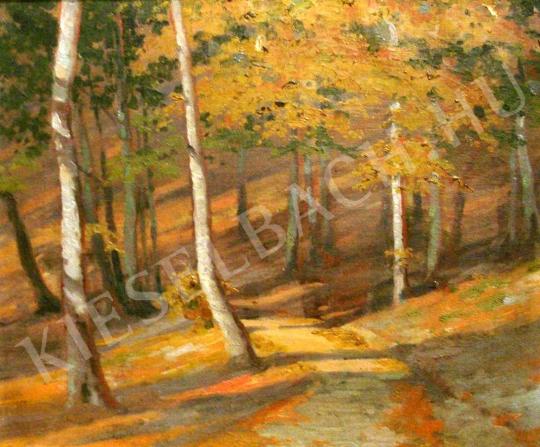  Csordák Lajos - Erdőben festménye