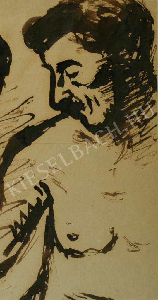 Rippl-Rónai József - Férfi akt festménye