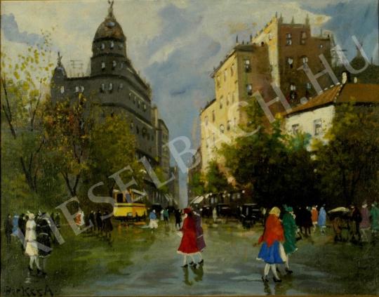  Berkes, Antal - Cityscape painting