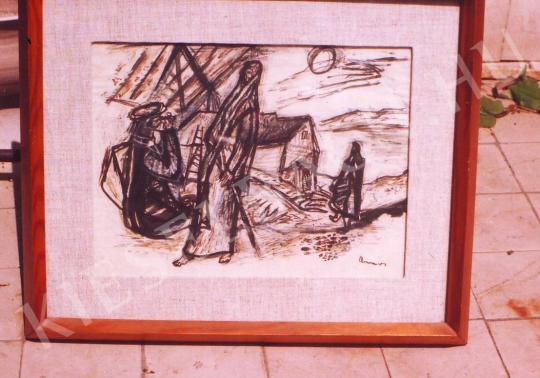  Ámos Imre - Balaton-part festménye