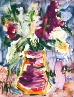 Kesztyűs Tibor - Virágcsendélet 