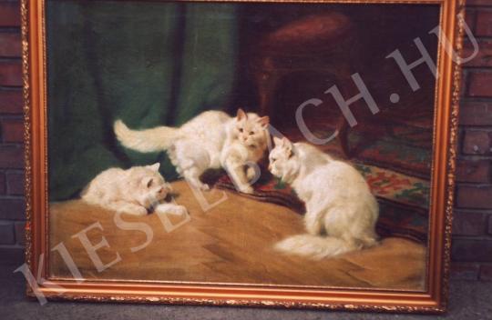 Heyer, Artur, - Cats painting