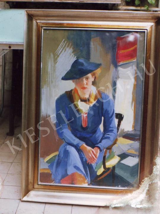  Istókovits, Kálmán - Woman portrait painting