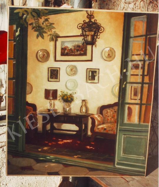  Zádor István - Napfényes szoba festménye