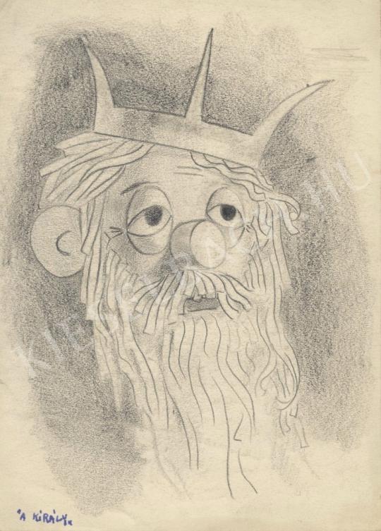 Miklós György - The King painting