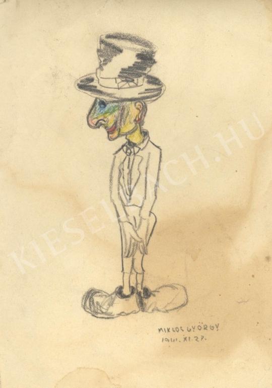 Miklós György - Clown painting