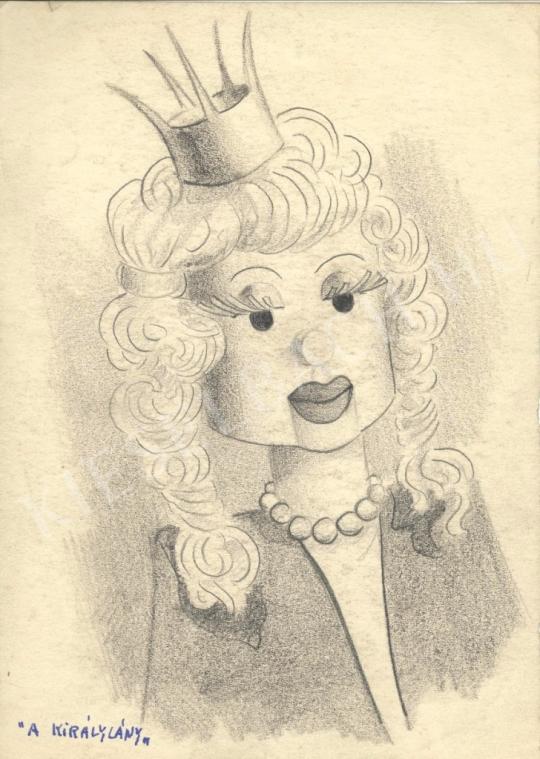 Miklós György - Princess painting