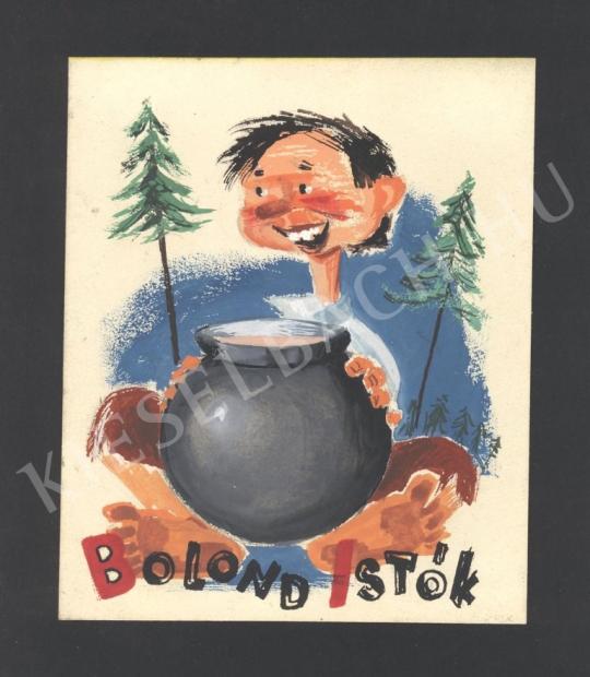 Miklós György - Bolond Istók festménye