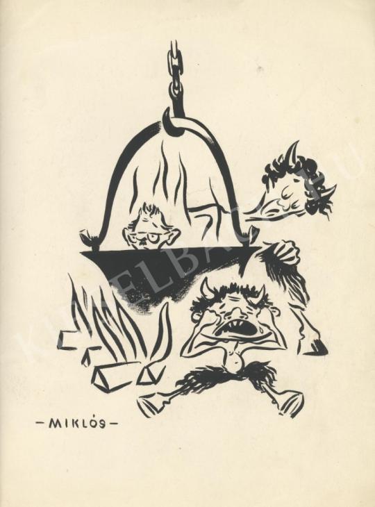 Miklós György - Pokoli hangulat festménye