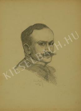 Pál Csúcs - Copy of Philipp de Laszlo's self-portrait (1905)