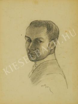 Pál Csúcs - Young man's portrait (1905)