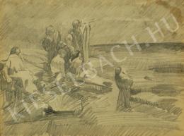 Pál Csúcs - Farseeing (Christ wit his disciplies) (c. 1905)
