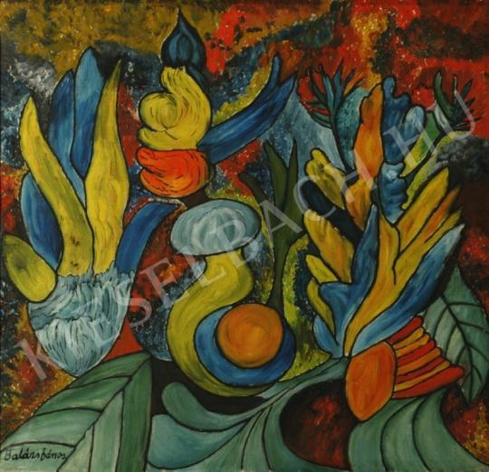  Balázs János - Virágok festménye
