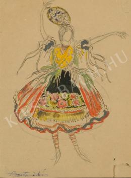  Barta, István - In Folk style (Hungarian dancer) (c. 1920)