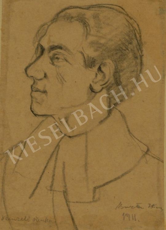  Barta István - Színész portréja festménye