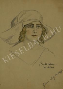  Barta, István - Russian Actress (Art Deco portrait) (1921)