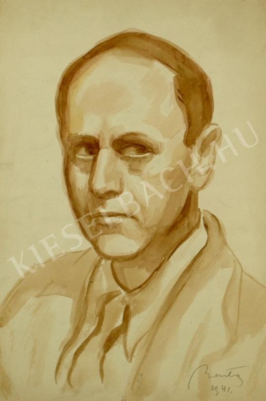  Barta, István - Portait of a man (Self-portrait) painting