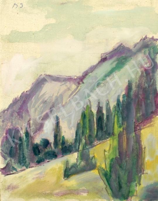  Barta, István - Hillside (Pines) painting