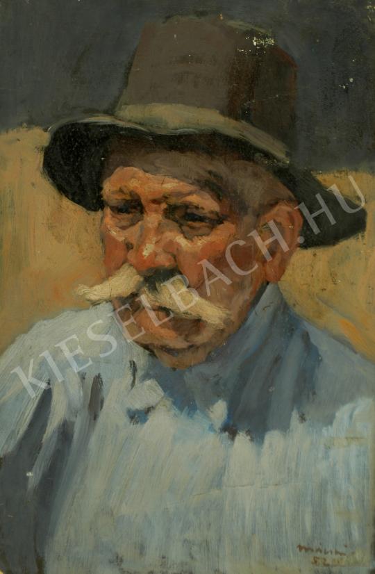 Mácsai, István - Old man's portrait painting