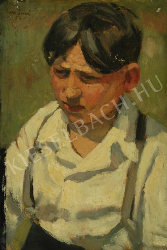 Mácsai István - Kisfiú portréja festménye