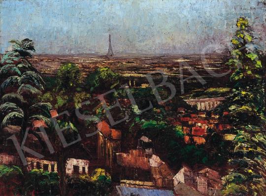 Orbán, Dezső - Paris with the Eiffel tower | 17th Auction auction / 67 Lot