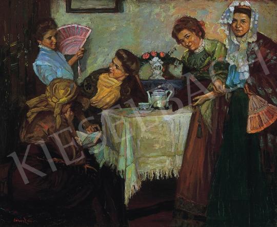 Béli Vörös, Ernő - Afternoon tea | 17th Auction auction / 69 Lot