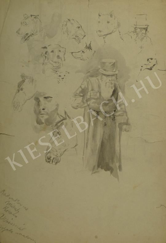  Mednyánszky László - Shylock, a velencei kalmár (Ló tanulmányok) festménye