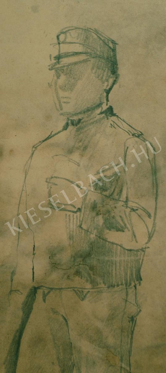  Mednyánszky, László - Young soldier painting