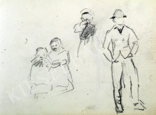  Nyilasy, Sándor - Studies of figures painting