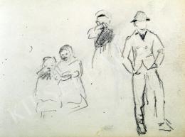  Nyilasy, Sándor - Studies of figures (c. 1910)