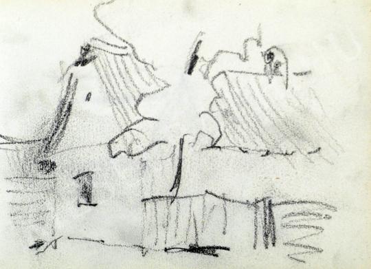  Nyilasy Sándor - Utcarészlet (Tanulmány) festménye