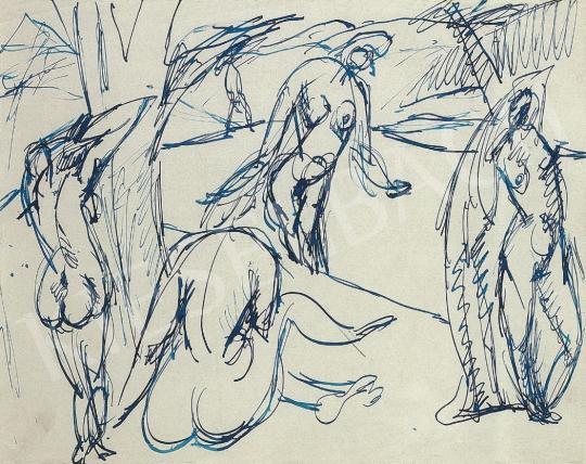 Tihanyi, Lajos, - Blue nudes | 17th Auction auction / 92 Lot