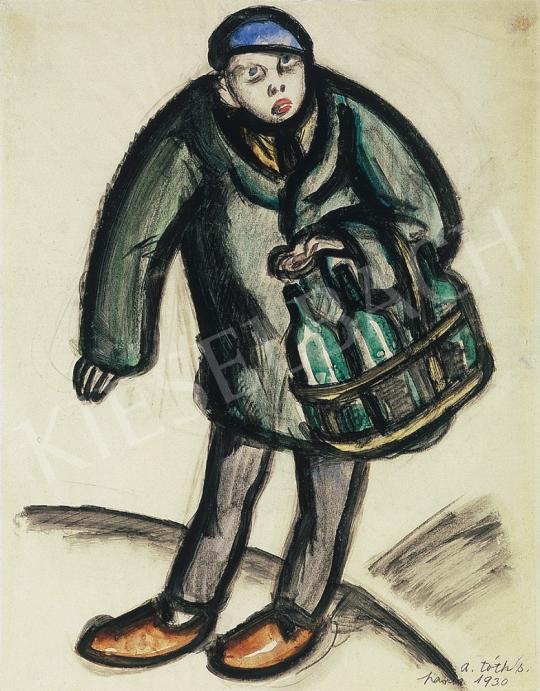 A. Tóth, Sándor - Drink-vendor, Paris, 1930 | 17th Auction auction / 94 Lot