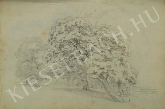 Kelety, Gusztáv - Park at Buda painting