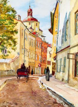  Frank, Frigyes - Sunny Street Scene (Lublin) | 41th Auction auction / 5 Lot