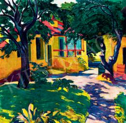 Ziffer, Sándor - Sunlit Courtyard in Nagybánya (View to our Garden) 