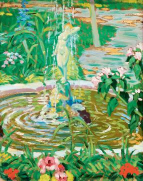 Balla, Béla - Flower Garden with Fountain | 41th Auction auction / 27 Lot