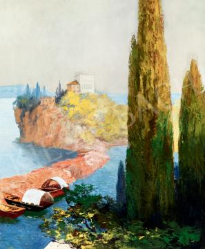  Háry, Gyula - Italina Landscape (Lake Garda) | 41th Auction auction / 28 Lot