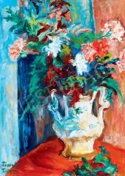  Frank, Frigyes - Flowers in White Vase | 41th Auction auction / 65 Lot