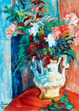  Frank, Frigyes - Flowers in White Vase 